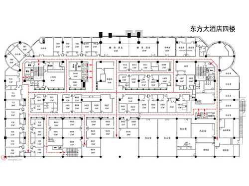 酒店平面图